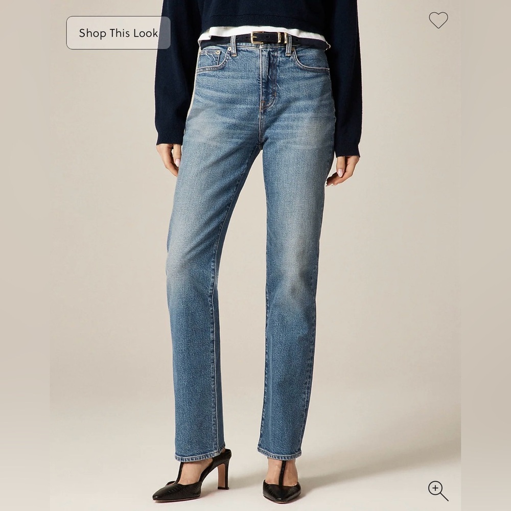 *NEW* NWT J. Crew Tall Nipped Straight Jean in Light Blue Wash, Size 28 Tall